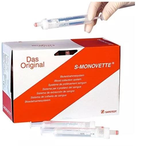 S-Monovette 2.6ml Li-heparină cu etichetă 50pcs 04.1906.001